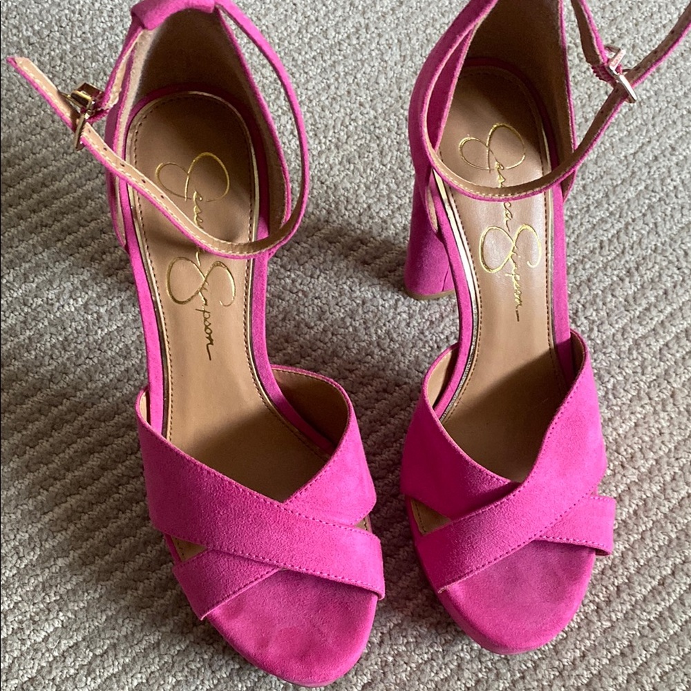 Pink Platform Heels - Picture 2 of 3